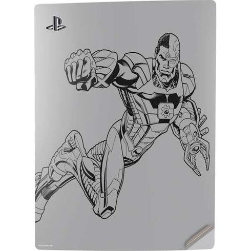 DC Comics Cyborg Comic Pop PS5 Digital Edition Console Skin